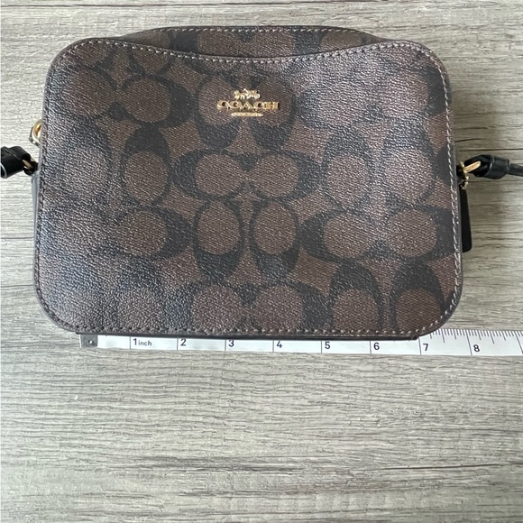 Coach Signature C Mini Leather Cross Body Shoulder Bag. - Picture 12 of 16